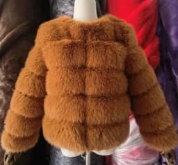 Fashion Short Faux Fox Fur Jacket for Women Winter Multi Color Thick Warm Long Sleeve Outerwear Woman Elegant Cozy Plush Jacket