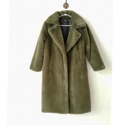 2026 New Women Winter Warm Faux Fur Coat Thick Women Long Coat Turn Down Collar Women Warm Coat With Belt Casaco Feminino