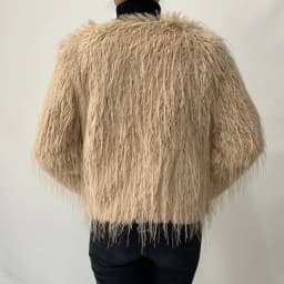 2023 New Springtime Fur Coat Women High Quality Fashion Faux Fur Coat Artificial Raccoon Braid Short Jacket