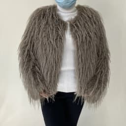 2023 New Springtime Fur Coat Women High Quality Fashion Faux Fur Coat Artificial Raccoon Braid Short Jacket