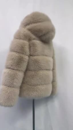 Women Hooded Thick Jackets Fur Faux Solid Zipper Coat Long Sleeve Cardigan Spliced Hoodies Warm Streetwear Coats Winter