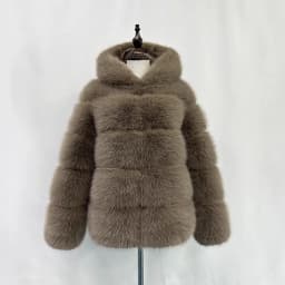 Women Hooded Thick Jackets Fur Faux Solid Zipper Coat Long Sleeve Cardigan Spliced Hoodies Warm Streetwear Coats Winter