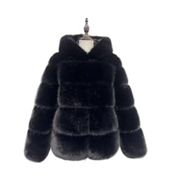 Women Hooded Thick Jackets Fur Faux Solid Zipper Coat Long Sleeve Cardigan Spliced Hoodies Warm Streetwear Coats Winter