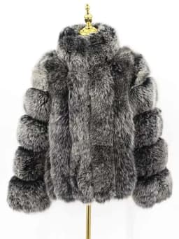 ZADORIN Fashion Winter Jacket Women Faux Fur Coat Luxury Thick Warm Stand Collar Striped Fur Jackets for Women Faux Fur Coats