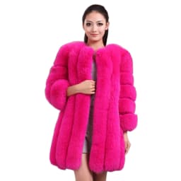 HJQJLJLS 2022 Winter New Fashion Women Long Faux Fur Coat Female Fuzzy Fur Coat Winter Thick Warm Fluffy Artificial Fur Jacket