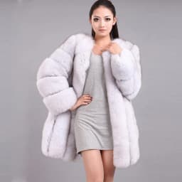 HJQJLJLS 2022 Winter New Fashion Women Long Faux Fur Coat Female Fuzzy Fur Coat Winter Thick Warm Fluffy Artificial Fur Jacket