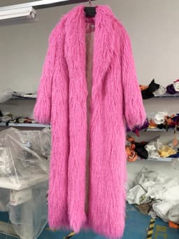 ZADORIN Fashion Super Long Faux Sheep Fur Coat Woman Solid Lapel Thick Fluffy Faux Fur Jackets Woman Winter Clothes Outerwears