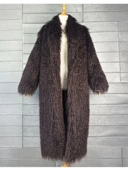 ZADORIN Fashion Super Long Faux Sheep Fur Coat Woman Solid Lapel Thick Fluffy Faux Fur Jackets Woman Winter Clothes Outerwears