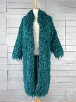 ZADORIN Fashion Super Long Faux Sheep Fur Coat Woman Solid Lapel Thick Fluffy Faux Fur Jackets Woman Winter Clothes Outerwears