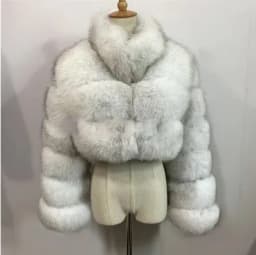 Women Faux Fur Coat Short Coats Stand Collar Zipper Jackets Open Stitch Warm Thick Elegant Splice Autumn Winter Furry Outerwear