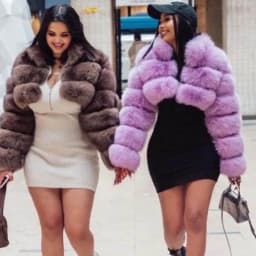 Women Faux Fur Coat Short Coats Stand Collar Zipper Jackets Open Stitch Warm Thick Elegant Splice Autumn Winter Furry Outerwear