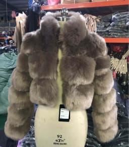 Women Faux Fur Coat Short Coats Stand Collar Zipper Jackets Open Stitch Warm Thick Elegant Splice Autumn Winter Furry Outerwear