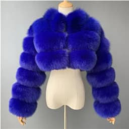 Women Faux Fur Coat Short Coats Stand Collar Zipper Jackets Open Stitch Warm Thick Elegant Splice Autumn Winter Furry Outerwear
