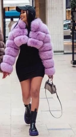Women Faux Fur Coat Short Coats Stand Collar Zipper Jackets Open Stitch Warm Thick Elegant Splice Autumn Winter Furry Outerwear