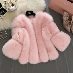 Winter Fur Coat Women Clothing Patchwork Faux Fur Jacket Luxury Brand Cropped Jackets Streetwear Warm Thick Short Tops New