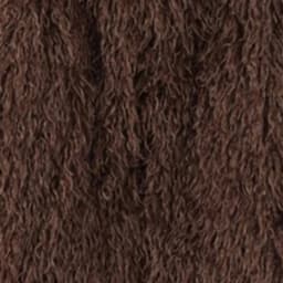 DEAT Fashion Brown Faux Fur Coat Women's Round Neck Loose Long Sleeves Thick Plush Short Jacket Winter New 7A1041