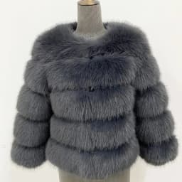 HJQJLJLS 2023 Winter New Fashion Women Faux Fur Coat Female Black Elegant Fluffy Thick Warm Artificial Fox Fur Jacket Outerwear