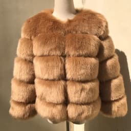 HJQJLJLS 2023 Winter New Fashion Women Faux Fur Coat Female Black Elegant Fluffy Thick Warm Artificial Fox Fur Jacket Outerwear