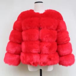 HJQJLJLS 2023 Winter New Fashion Women Faux Fur Coat Female Black Elegant Fluffy Thick Warm Artificial Fox Fur Jacket Outerwear