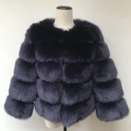 HJQJLJLS 2023 Winter New Fashion Women Faux Fur Coat Female Black Elegant Fluffy Thick Warm Artificial Fox Fur Jacket Outerwear