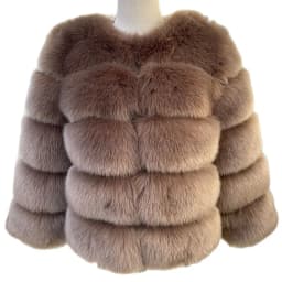 HJQJLJLS 2023 Winter New Fashion Women Faux Fur Coat Female Black Elegant Fluffy Thick Warm Artificial Fox Fur Jacket Outerwear
