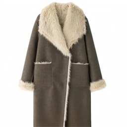 Women's Double-Sided Faux Fur Coat European And American Style Long Jacket for Autumn Winter New Fashion Item