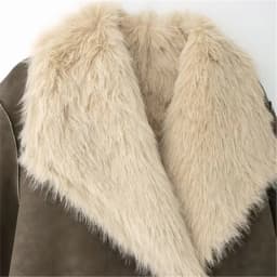 Women's Double-Sided Faux Fur Coat European And American Style Long Jacket for Autumn Winter New Fashion Item