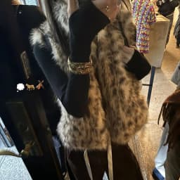 Chic Leopard Women Faux Fur Vest Stand Collar Fleece Jacket Sleeveless Winter Warm Plush Streetwear Retro Outerwear Top