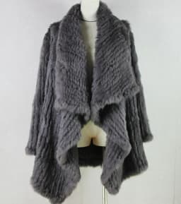 Women Fur Coats Colorful Real Rabbit Fur Coat Female Luxury Natural Knitted Rabbit Fur Winter Jacket 2019 New Fur Overcoat