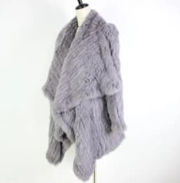 Women Fur Coats Colorful Real Rabbit Fur Coat Female Luxury Natural Knitted Rabbit Fur Winter Jacket 2019 New Fur Overcoat