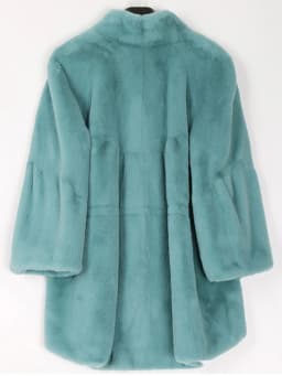 Nerazzurri Fluffy Loose Warm Soft White Faux Fur Coat with Flare Sleeve Furry Jacket 2022 Fashion Autumn Winter Women Clothes