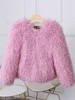 Tossy Female Fluffy Faux Fox Fur Jacket Overcoat Winter Loose Luxury Long Sleeve High Waist Patchwork Coat Women's Outwear 2025