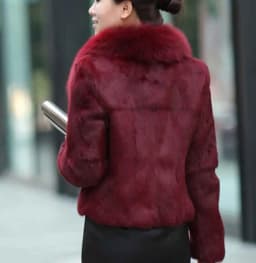 Women Imitation Fur Coats Tops Fashion Slim Fur Outwear Ladies Short Soft Fox Fur Collar Rabbit Fur Coat Overcoats Autumn Jacket