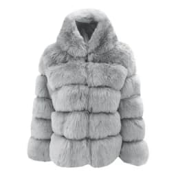 Women Faux Rabbit Fur Coats Hooded Fur Jackets Solid Long Sleeves Open Stitch Thick Warm Fur Loose Fit Casual 2025 Autumn Winter