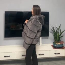 Women Faux Rabbit Fur Coats Hooded Fur Jackets Solid Long Sleeves Open Stitch Thick Warm Fur Loose Fit Casual 2025 Autumn Winter