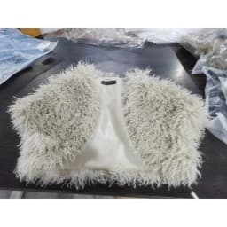 LGRQ Autumn Winter Furry Coat for Women Teddy Fur Bridal Cape Shawl Faux Fur Artificial Fur