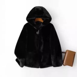 ZXRYXGS High Quality Faux Fur Coat Hoode Women's Jackets 2025 New Autumn and Winter Fashionable Jackets Women Coat Tide