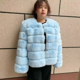 Women's Fluffy Faux Fur Coat Winter Hot Selling Fashionable Luxury Faux Fox Fur Coat Long Sleeve Ladies' Fake Fur Winter Clothin