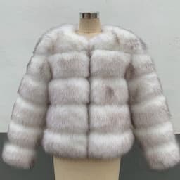 Women's Fashion faux fur coat super hot Autumn Winter women short Faux fox fur fluffy jacket high quality Ladies furry coats