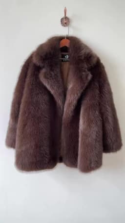 New Thick Cotton Winter Fur Coat Women Suit Collar White Medium Long Luxury Fox Fur Overcoat High Quality Fury Plush Jacket