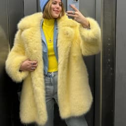 New Thick Cotton Winter Fur Coat Women Suit Collar White Medium Long Luxury Fox Fur Overcoat High Quality Fury Plush Jacket