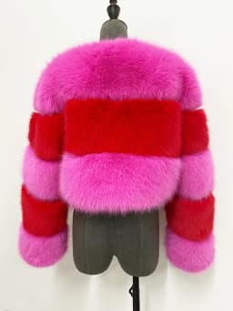ZADORIN Customized Color Fluffy Short Faux Fur Coat Women Jackets Winter Long Sleeve Zipper Faux Fur Jacket Woman Fur Top Coats