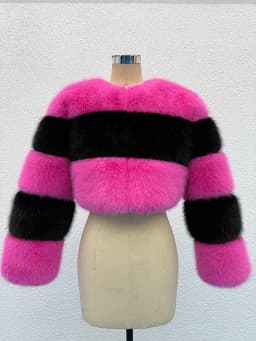 ZADORIN Customized Color Fluffy Short Faux Fur Coat Women Jackets Winter Long Sleeve Zipper Faux Fur Jacket Woman Fur Top Coats