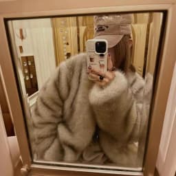 French Style Slouchy Faux Fur Coat Women Fluffy Dyed Tip Mid-Length Fox Fur Jacket V-Neck Autumn Winter Thickened Fur Overcoat
