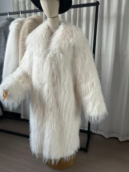 Faux Fur Women Long Coats Jackets Casual Coat Thick Warm Y2k Streetwear Jacket Elegant Work Outerwear Autumn Winter 2025