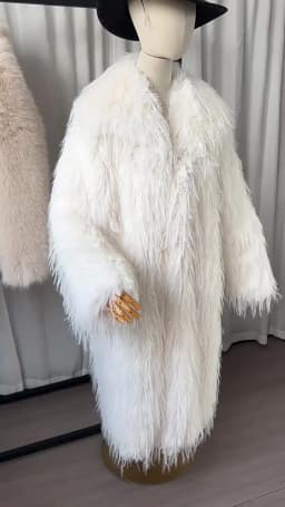 Faux Fur Women Long Coats Jackets Casual Coat Thick Warm Y2k Streetwear Jacket Elegant Work Outerwear Autumn Winter 2025