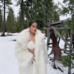 Faux Fur Women Long Coats Jackets Casual Coat Thick Warm Y2k Streetwear Jacket Elegant Work Outerwear Autumn Winter 2025