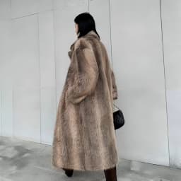 Winter Women High Quality Faux Fox Fur Coat Luxury Long Fur Coat Lapel OverCoat Thick Warm Female Plush Coats