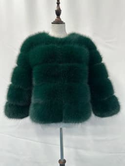 FANPUGUIZHEN Women Coats Autumn Winter New Fashion Pink Faux Fur Coat Elegant Thick Warm Outerwear Fake Fur Woman Jackets