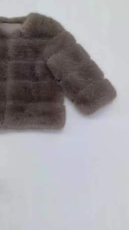 FANPUGUIZHEN Women Coats Autumn Winter New Fashion Pink Faux Fur Coat Elegant Thick Warm Outerwear Fake Fur Woman Jackets
